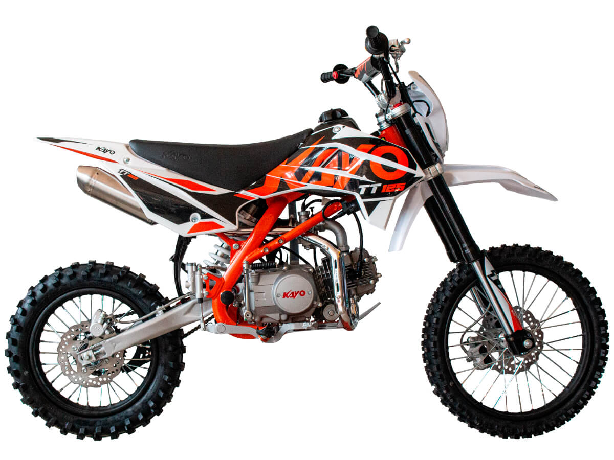 Питбайк KAYO BASIC K125 17/14 KRZ (механ. сцепл., кикстартер, 2024 г.)