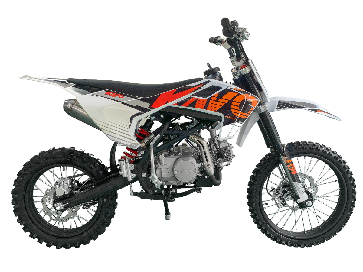 Питбайк KAYO M125EM 17/14 (механ. сцепл., эл. стартер 2025 г.)