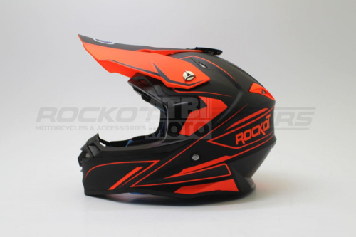Шлем кроссовый ROCKOT RM-216 Kinetic Шлем кроссовый ROCKOT RM-216 Kinetic