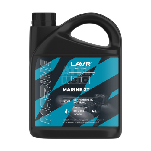 Масло моторное LAVR GT Marine 2Т FC (4л) Масло моторное LAVR GT Marine 2Т FC (4л)
