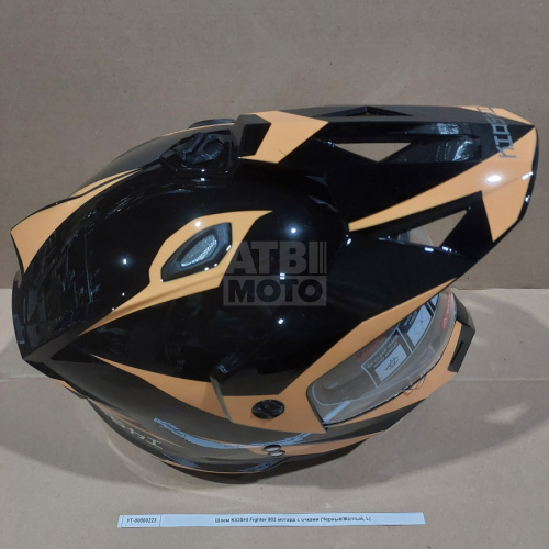 Шлем KIOSHI Fighter 802 мотард с очками Шлем KIOSHI Fighter 802 мотард с очками